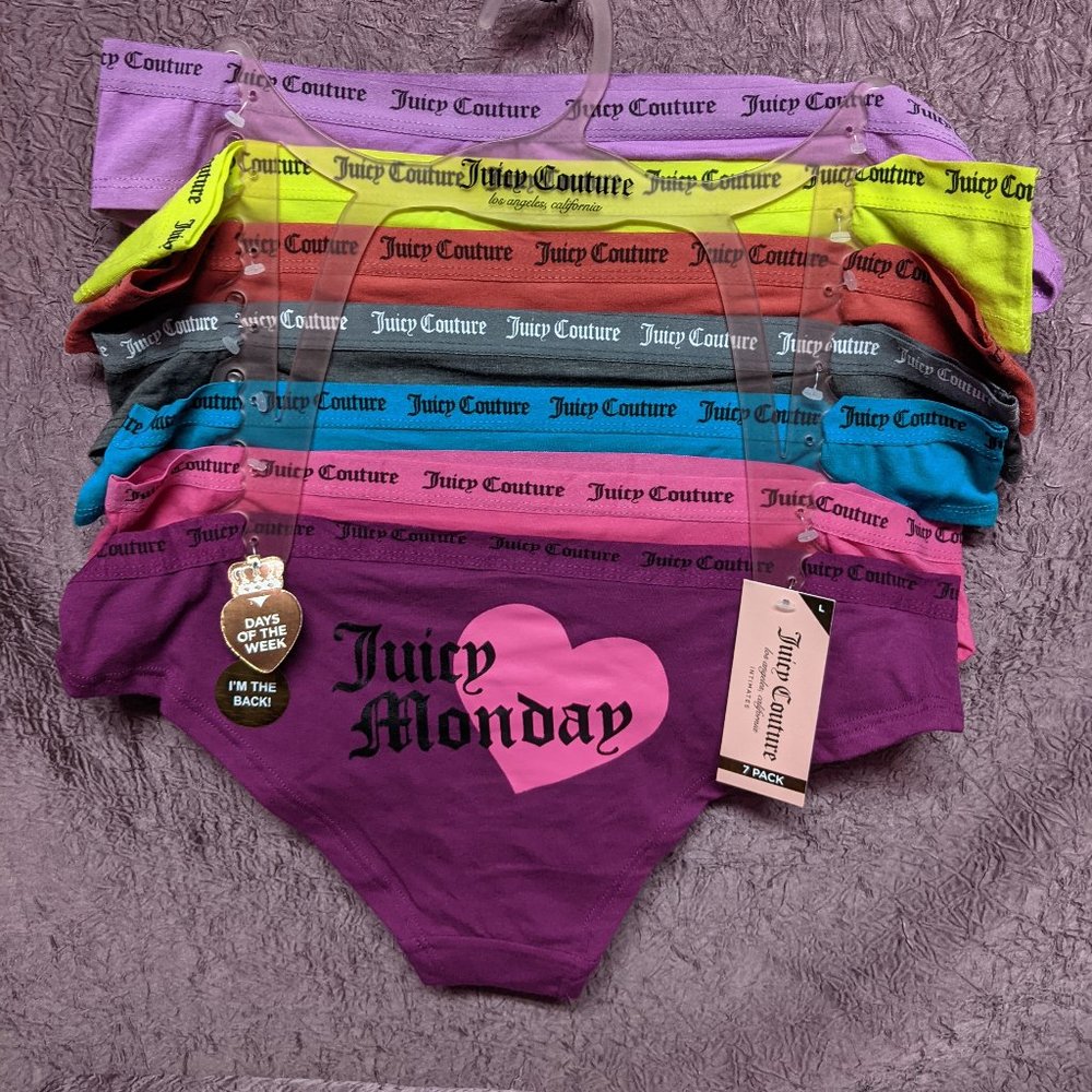 Juicy Couture 7 day underwear-Size L